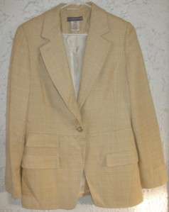 Clifford & Wills Cream Color Suit Jacket Ladies sz 8  