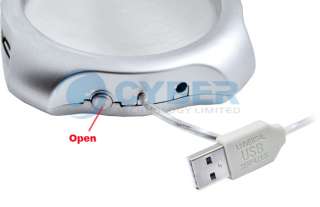 USB 2.0 High Speed 4 Port Hub Coffee/Tea Warmer Heater  