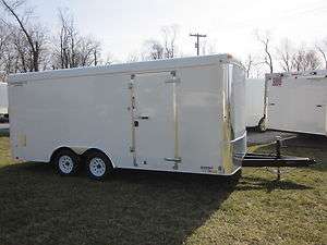   UNITED 8.5 X 18 ENCLOSED LANDSCAPE TRAILER W/ EXTENDED TONGUE  