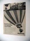 Honda Trail 90 Motorcycle Hot Air Balloon 1967 print Ad