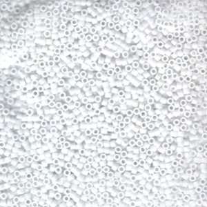   Opaque Chalk White Miyuki Seed Beads Tube Arts, Crafts & Sewing