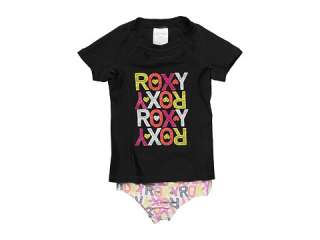 Roxy Kids Wild Tides Sunblocked Rashguard Set (Toddler/Little Kids 