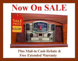 Crosley CR42 CD Turntable Cassette Radio NOW ON SALE +  