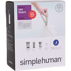 simplehuman 30 40L Code J Can Liners   50 Pack    
