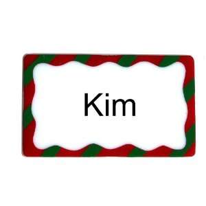  Kim Personalize Christmas Name Plate 