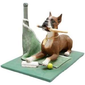  Boxer on Tennis Court Special Edition Statue Everything 
