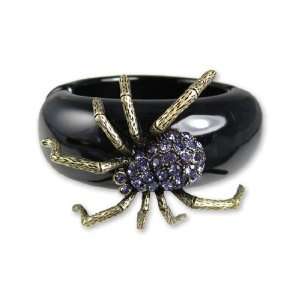  Betsey Johnson Dark Forest Spider Bangle Bracelet Jewelry