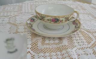 GORGEOUS WmGUERIN & CO., LIMOGES CUP & SAUCER  