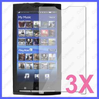 3x SCREEN PROTECTOR FILM For Sony Ericsson Xperia X10  