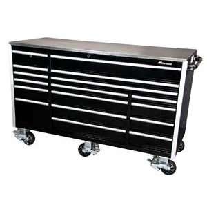  72 Elite 17 Drawer Roller Cabinet Toolbox Black 