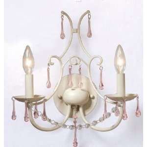 Laura Ashley Lighting   Chella Collection Frosted Argent White Finish 