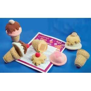  School Specialty Plush Ice Cream Cones   8 Piece Set 