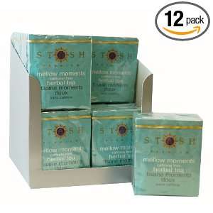 Stash Tea Company Mellow Moments Herbal Tea 12/10, 0.45 Ounce Packages 