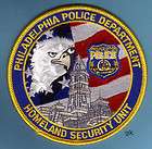 philadelphia police homeland security unit patch  