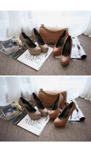 Luxury Womens Super High Heel Shoes Pump Platform 3 Colors ALL SIZES 