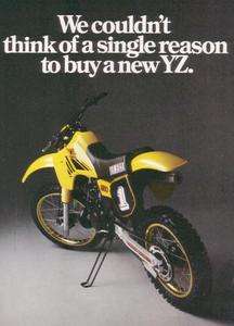 1984 1985 Yamaha YZ250 New Plastic Kit YZ 250 AHRMA VMX   Look  