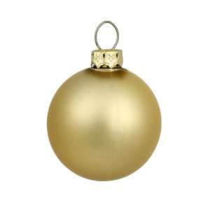  Matte Gold Glamour Commercial Shatterproof Christmas Ball 