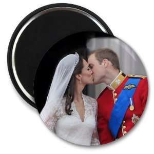   Wills First Kiss Royal Wedding 2.25 Inch Fridge Magnet