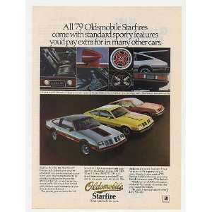  1979 Oldsmobile Starfire SX GT Firenza Print Ad