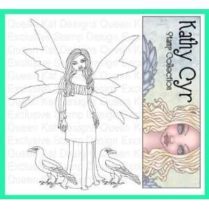  Guarded Fairy Unmounted Rubber Stamp 
