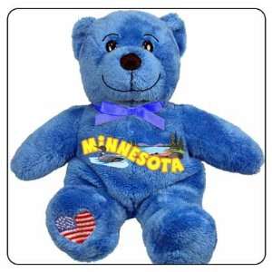  Minnesota Symbolz Plush Blue Bear Stuffed Animal Toys 