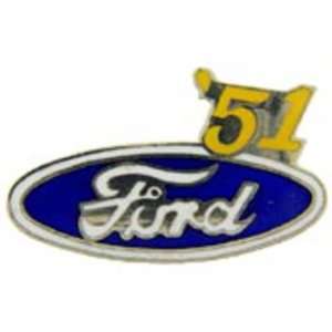  Ford 51 Logo Pin 1 Arts, Crafts & Sewing