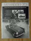1970 Print Ad MG MGB Midget Sports Car Automobile ~ The World has its 