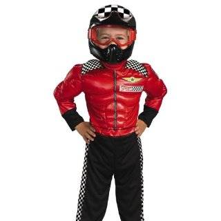  Medium Childs Deluxe Race Car Driver Costume (For Ages 7 