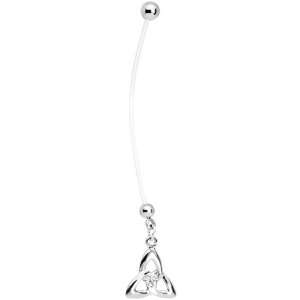  Trinity Celtic Knot Pregnant Belly Ring Jewelry