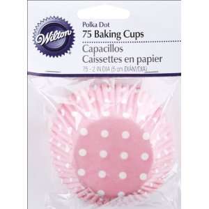  Pink Polka Dots Cupcake Cups