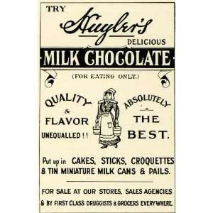   Chocolate Candy Sweets Grocers   Original Print Ad