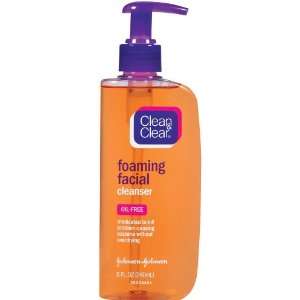  Clean & Clear Foaming Facial Cleanser, 8 fl oz Beauty