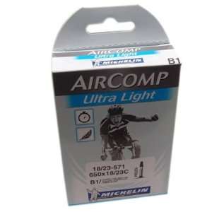  Michelin B1 AirCOMP UltraLight Butyl Road Bike Tube 