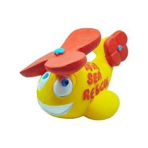  Helicopter Sea Rescue Natural Rubber Bath Toy Baby