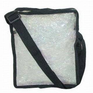  Clear Vinyl Zippered Cosmetic Bag Carry Case Travel Makeup 
