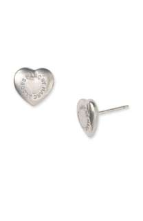 MARC BY MARC JACOBS House of Cards Logo Heart Stud Earrings 