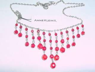FROM MY PERSONAL COLLECTION ANNNE KLEIN RUBY NECKLACE  