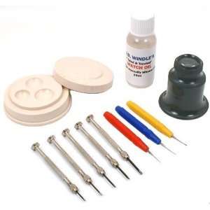 11 Watch Oil Oilers Cup Precision Screwdrivers Loupe