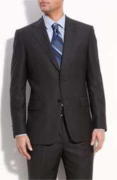 Joseph Abboud Signature Silver Black Wool Suit Was $795.00 Now $ 