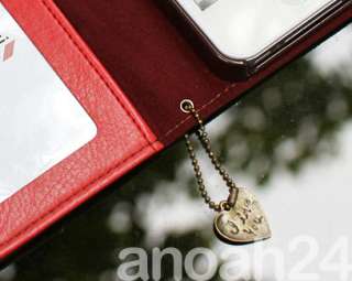 Reason Ave2(Red)HAPPYMORI iphone4,4S wallet type Korean cute case 