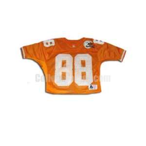  Orange No. 88 Game Used Tennessee Sports Belle Football 