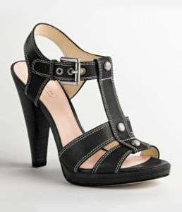 COACH Ginger Black Strappy Sandals NIB ++ Sizes Avail  