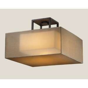 Fine Art Lamps 330740ST Quadralli 2 Light Semi Flush Mount Lighting in 