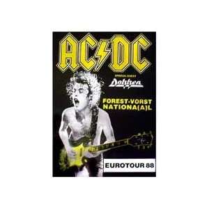 AC/DC   Euro Tour 1988   Poster