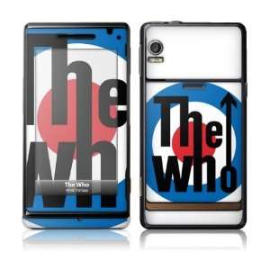   MS WHO10045 Motorola Droid  The Who  Mind The Gap Skin Electronics