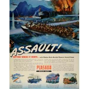  WWII Battleship James Sessions   Original Print Ad