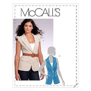    Lined Sleeveless Jackets, A5 (6 8 10 12 14) Arts, Crafts & Sewing