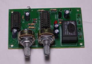 80 Minutes On / Off Timer Relay 12V 10A Circuit Kit