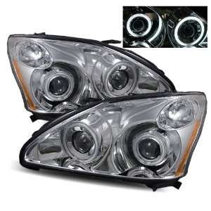   RX330 CCFL Halo Projector Headlights /w Amber (Black) Automotive
