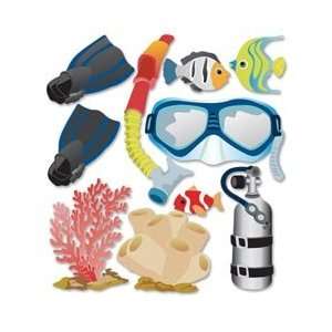  Jolees Boutique Dimensional Stickers   Snorkeling Arts 